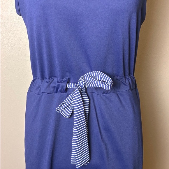 L'OEUF POCHE' Medium Navy Blue Made in USA Athletic Dress Tennis Golf Pickleball - Picture 4 of 12